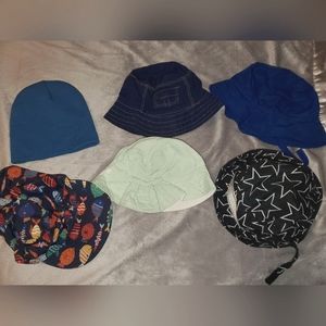 Lot of 6 Infant headwear